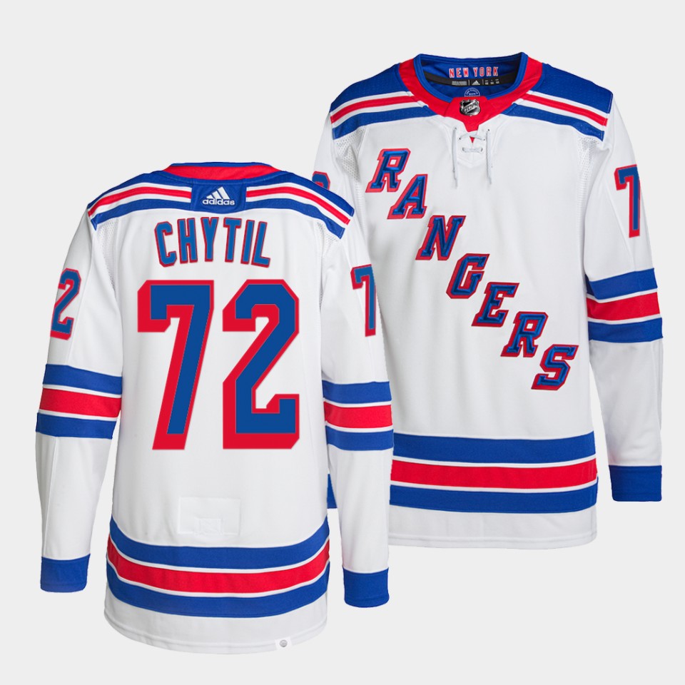 New York Rangers Filip Chytil Away White Jersey New York Rangers Filip Chytil Away White Jersey