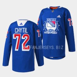 New York Rangers Filip Chytil Garden of Dreams Blue Jersey