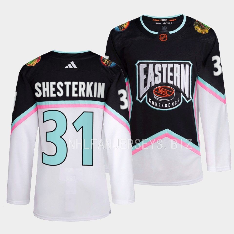 New York Rangers Igor Shesterkin 2023 NHL All-Star Black Eastern Conference Jersey New York Rangers Igor Shesterkin 2023 NHL All-Star Black Eastern Conference Jersey