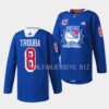 New York Rangers Jacob Trouba Pride Night Royal Jersey