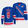 New York Rangers Jacob Trouba Pride Night Royal Jersey