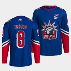 New York Rangers Jacob Trouba Reverse Blue Jersey