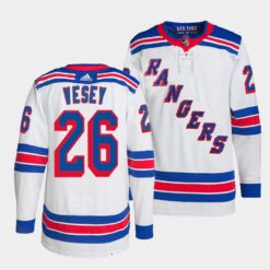 New York Rangers Jimmy Vesey Primegreen Away White Jersey