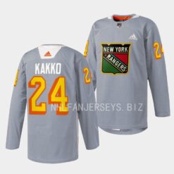 New York Rangers Kaapo Kakko 2023 Black History Night Grey Jersey