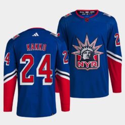 New York Rangers Kaapo Kakko Reverse Blue Jersey