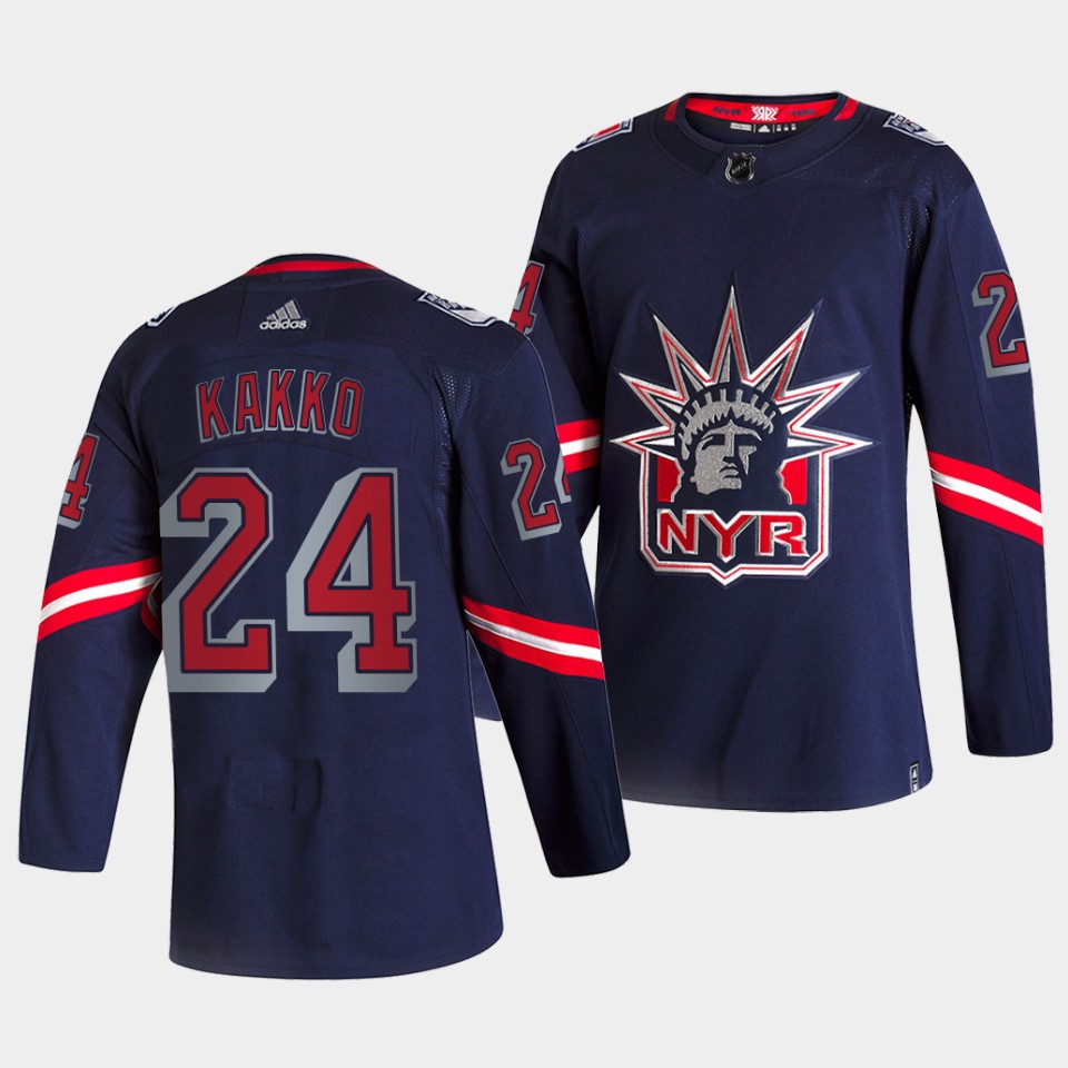 New York Rangers Kaapo Kakko Reverse Navy Jersey New York Rangers Kaapo Kakko Reverse Navy Jersey