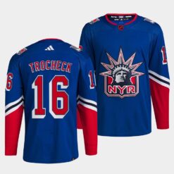 New York Rangers Vincent Trocheck Reverse Blue Jersey