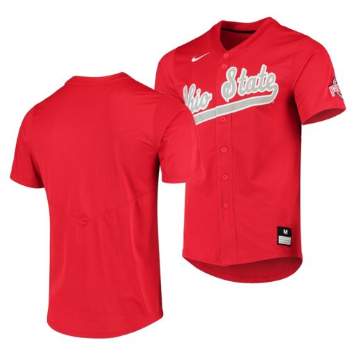 Ohio State Buckeyes College Baseball Red Elite Jersey