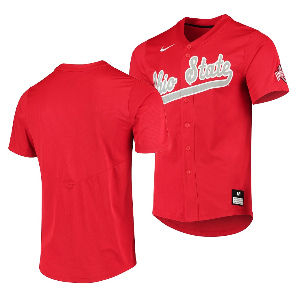 Ohio State Buckeyes College Baseball Red Elite Jersey Ohio State Buckeyes College Baseball Red Elite Jersey