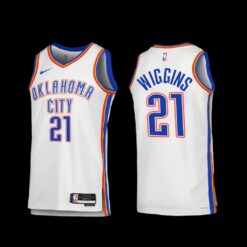 Oklahoma City Thunder Aaron Wiggins 2022-23 Association Edition Jersey White