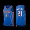 Oklahoma City Thunder Aaron Wiggins 2022-23 Statement Edition Jersey Orange