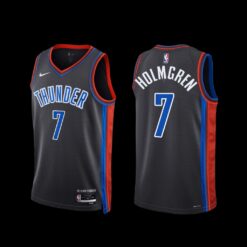 Oklahoma City Thunder Chet Holmgren 2022-23 City Edition Jersey Gray