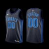 New York Knicks Custom 2022-23 Statement Edition Jersey Navy