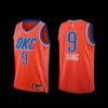 Oklahoma City Thunder Dario Saric 2022-23 Icon Edition Jersey Blue