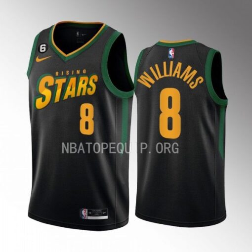Oklahoma City Thunder Jalen Williams 2023 NBA Rising Stars Black Jersey