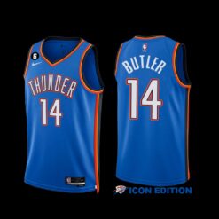Oklahoma City Thunder Jared Butler 2022-23 Blue Icon Edition Jersey