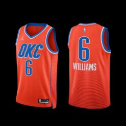 Oklahoma City Thunder Jaylin Williams 2022-23 Statement Edition Jersey Orange