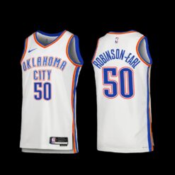 Oklahoma City Thunder Jeremiah Robinson-Earl 2022-23 Association Edition Jersey White