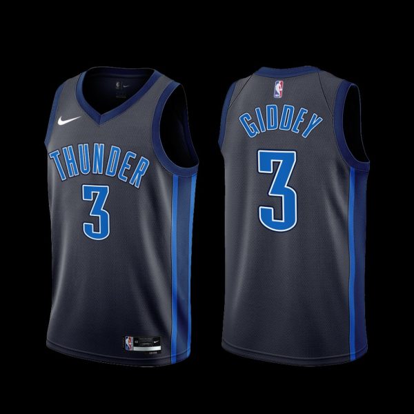 Oklahoma City Thunder Josh Giddey 2022-23 Black City Edition Jersey Oklahoma City Thunder Josh Giddey 2022-23 Black City Edition Jersey