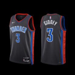Oklahoma City Thunder Josh Giddey 2022-23 City Edition Jersey Gray