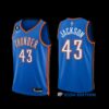 Oklahoma City Thunder Justin Jackson 2022-23 City Edition Jersey Black