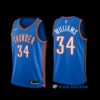 Oklahoma City Thunder Kenrich Williams 2022-23 Statement Edition Jersey Orange