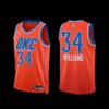 Oklahoma City Thunder Luguentz Dort 2022-23 Black City Edition Jersey