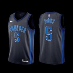 Oklahoma City Thunder Luguentz Dort 2022-23 Black City Edition Jersey