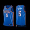 Oklahoma City Thunder Olivier Sarr 2022-23 City Edition Jersey Black