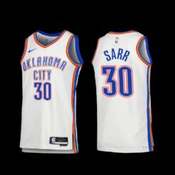 Oklahoma City Thunder Olivier Sarr 2022-23 Association Edition Jersey White