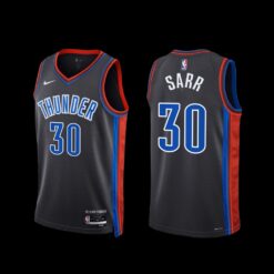 Oklahoma City Thunder Olivier Sarr 2022-23 City Edition Jersey Black