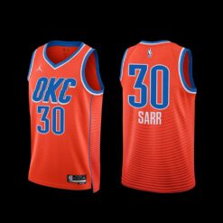 Oklahoma City Thunder Olivier Sarr 2022-23 Statement Edition Jersey Orange