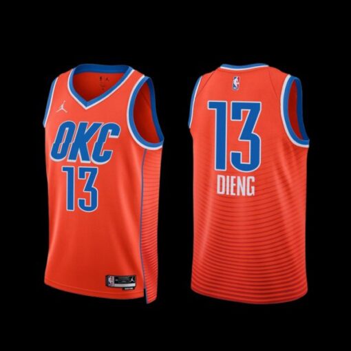 Oklahoma City Thunder Ousmane Dieng 2022-23 Statement Edition Jersey Orange