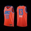 Oklahoma City Thunder Russell Westbrook Navy Throwback Jersey