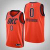 Oklahoma City Thunder Russell Westbrook Navy Throwback Jersey