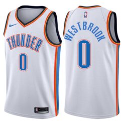 Oklahoma City Thunder Russell Westbrook White Statement Jersey