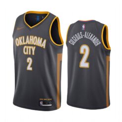 Oklahoma City Thunder Shai Gilgeous-Alexander 2020 Black City Jersey