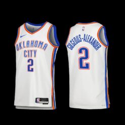 Oklahoma City Thunder Shai Gilgeous-Alexander 2022-23 Association Edition Jersey White