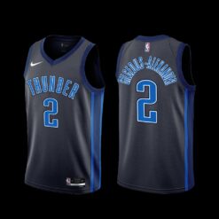 Oklahoma City Thunder Shai Gilgeous-Alexander 2022-23 Black City Edition Jersey