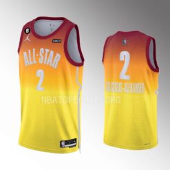 Oklahoma City Thunder Shai Gilgeous-Alexander 2023 NBA All-Star Orange Jersey