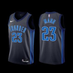 Oklahoma City Thunder Tre Mann 2022-23 Black City Edition Jersey