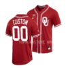 Ohio State Buckeyes Custom College Baseball Full-Button Jersey White