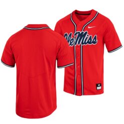 Ole Miss Rebels College Baseball Red Replica Jersey