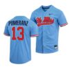 Ole Miss Rebels Drew Pomeranz College Baseball Jersey White