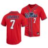 Ole Miss Rebels Jacob Gonzalez College Baseball Jersey Blue