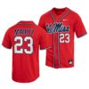 Ole Miss Rebels Jacob Gonzalez College Baseball Jersey Red