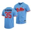 Ole Miss Rebels Kevin Graham College Baseball Jersey White