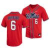 Ole Miss Rebels Tim Elko College Baseball Jersey White