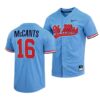 Ole Miss Rebels TJ McCants College Baseball Jersey Red