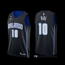 Orlando Magic Bol Bol 2022-23 Icon Edition Jersey Black